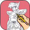 how to draw Saint Seiya APK