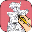 how to draw Saint Seiya