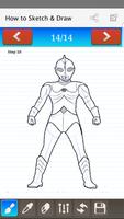 how to draw Ultraman पोस्टर