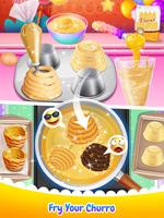 Churro Ice Cream & Sweet Cookie Cake - Yummy Food screenshot 1