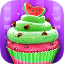 Watermelon Cupcake - Summer Desserts Maker APK
