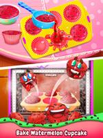 Watermelon Cupcake - Summer Desserts Maker capture d'écran 1