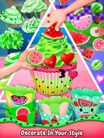 Watermelon Cupcake - Summer Desserts Maker capture d'écran 2