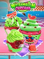 Watermelon Cupcake - Summer Desserts Maker capture d'écran 3