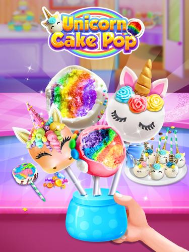Unicorn Cake Pop Maker Sweet Fashion Desserts For Android Apk