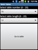 Mathematical Tables 포스터