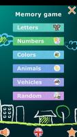 Memory Game with sounds โปสเตอร์