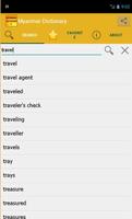 Myanmar Dictionary capture d'écran 2