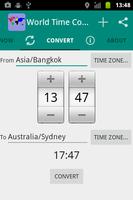 World Time Zone Converter imagem de tela 2