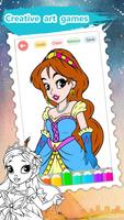 Princess Coloring Wonderland: Fairy Tale World capture d'écran 1
