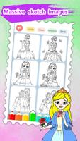 Princess Coloring Wonderland: Fairy Tale World capture d'écran 2