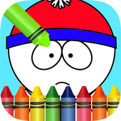 Coloring show park icon