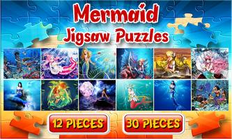 Mermaid Jigsaw Puzzles Affiche