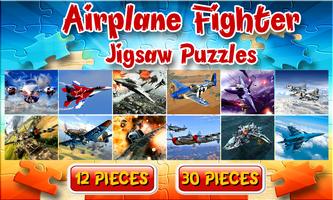 Avion Jigsaw Puzzle Fighter Affiche