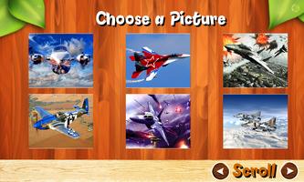 Avion Jigsaw Puzzle Fighter capture d'écran 1