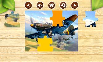 Avion Jigsaw Puzzle Fighter capture d'écran 2