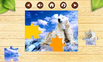 Bears Jigsaw Puzzles Brain Games for Kids FREE اسکرین شاٹ 2