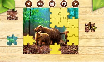 Bears Jigsaw Puzzles Brain Games for Kids FREE 스크린샷 3