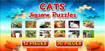 Cat Jigsaw Puzzles Cute Brain Games for Kids FREE