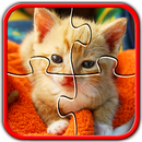 Cat Jigsaw Puzzles Cute Brain Games for Kids FREE APK