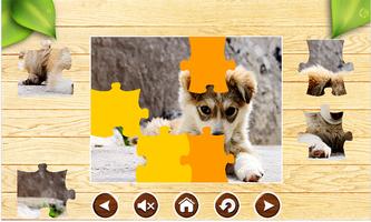 Dog Jigsaw Puzzles Brain Games for Kids Free ภาพหน้าจอ 2