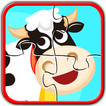 Farm Animals Jigsaw Puzzles Brain Games for Kids