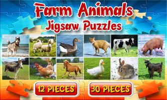 Farm Animals Jigsaw Puzzles poster