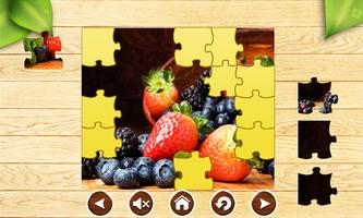 Fruit Jigsaw Puzzles Brain Games for Kids FREE screenshot 3