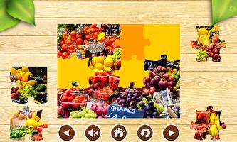 Fruit Jigsaw Puzzles Brain Games for Kids FREE syot layar 2