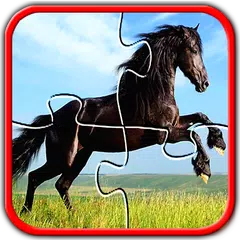 Horse Jigsaw Puzzles Brain Games for Kids FREE APK download