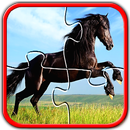 Horse Jigsaw Puzzles Brain Games for Kids FREE APK