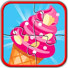 Ice Cream Jigsaw Puzzles Brain Games for Kids FREE APK download