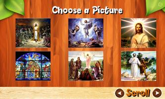 Jesus Bible Jigsaw Puzzle Brain Game for Kids screenshot 1