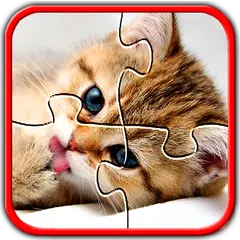 Kitten Cat Jigsaw Puzzles Brain Game for Kids Free APK download