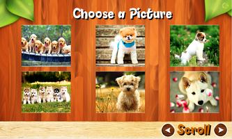 Puppy Dog Jigsaw Puzzles Brain Games for Kids 截图 1