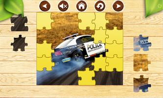 Police Car Jigsaw Puzzle-Spiel Screenshot 3
