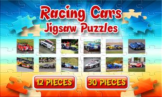 Racing Car Puzzle jeu Affiche