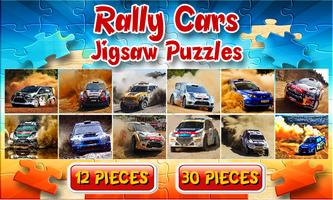 Rallye Voitures Jigsaw Puzzles Affiche