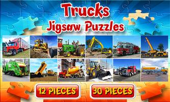 Trucks Puzzles jeu Affiche