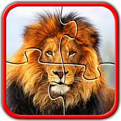 Wild Animal Jigsaw Puzzles Brain Games for Kids