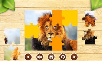 Wild Animal Jigsaw Puzzles Brain Games for Kids screenshot 2