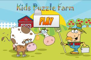 Kids Puzzle Farms Affiche