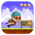 jetpack runner boy icon