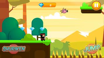 Crazy Ninja Jump Race Deluxe اسکرین شاٹ 1