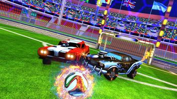 Rocket Cars Football League: Battle Royale Soccer اسکرین شاٹ 1