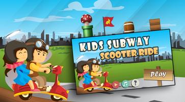 Kids Subway Scooter Racing poster