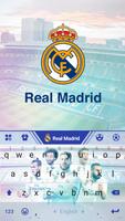 Real Madrid Los Merengues Keyboard Theme Affiche