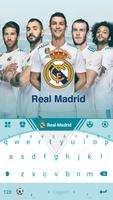 Real Madrid Minty White Keyboard Theme Affiche