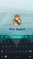 Real Madrid Pitch Dark Keyboard Theme capture d'écran 1