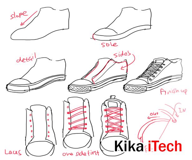 Como Dibujar Un Zapato Facil - Velix Wallpaper